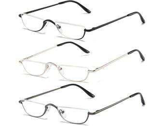 Half Moon Leesbril Metalen Frame - Heren & Dames | 37% Korting