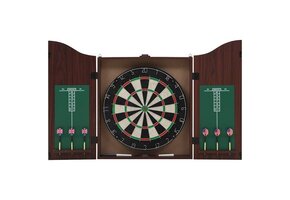vidaXL Professioneel Dartbord met Kast & 6 Darts - 35% Korting!