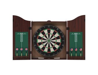 vidaXL Professioneel Dartbord met Kast & 6 Darts - 35% Korting!