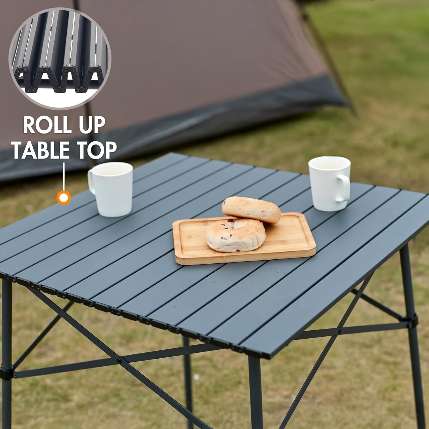 Portal Campingtafel Inklapbaar Zilver - 30% Korting!