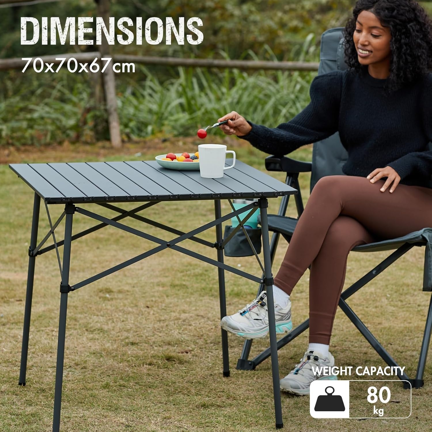 Portal Campingtafel Inklapbaar Zilver - 30% Korting!