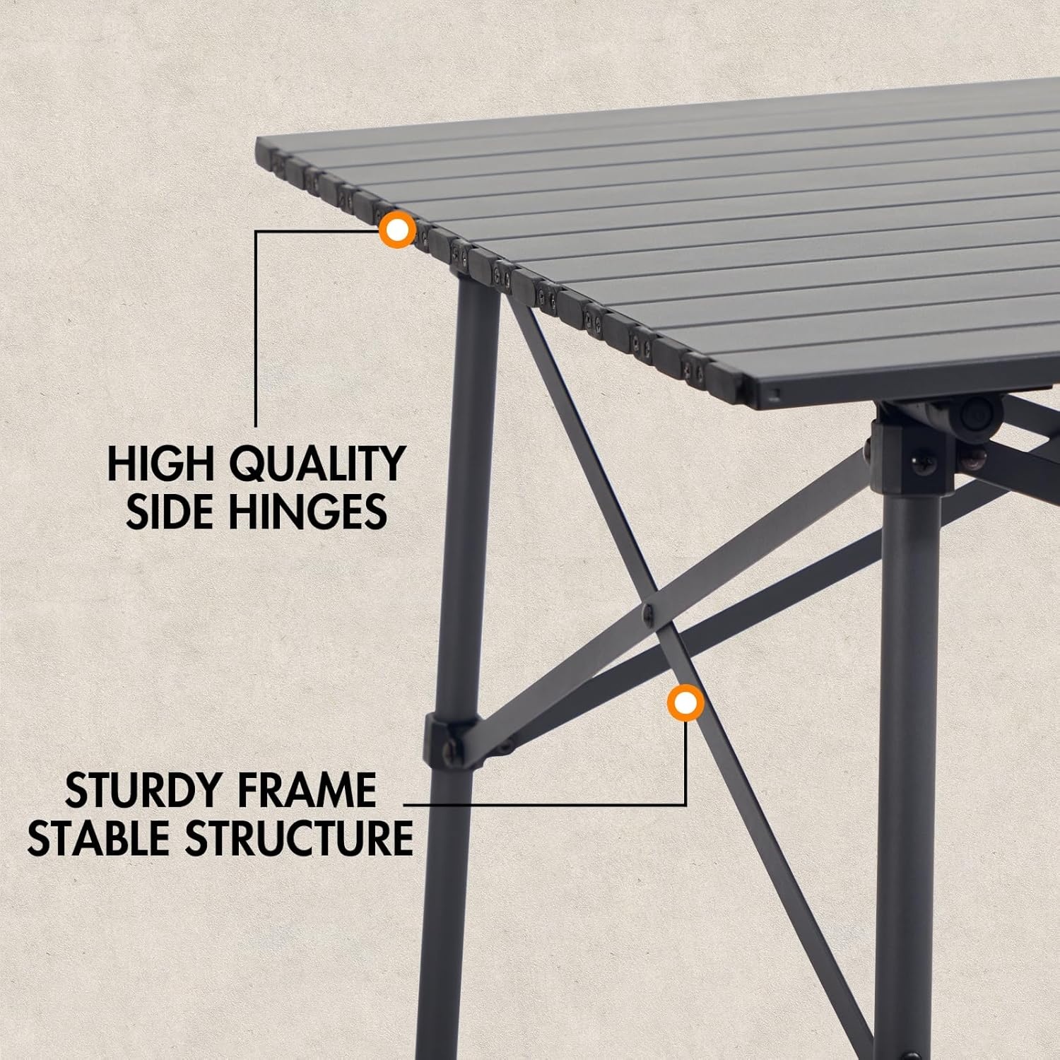 Portal Campingtafel Inklapbaar Zilver - 30% Korting!