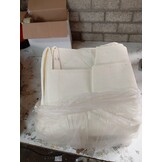 vidaXL Zonnezeil 160 g/m² 6x7 m HDPE Crème - 55% Korting!