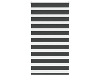 vidaXL Zebra Rolgordijn Zwart 85x150 cm - 55% Korting