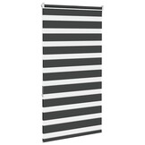 vidaXL Zebra Rolgordijn Zwart 85x150 cm - 55% Korting