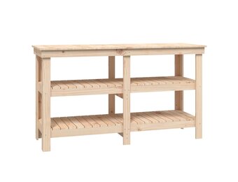 vidaXL Werkbank Grenenhout | Retourproduct | -55%