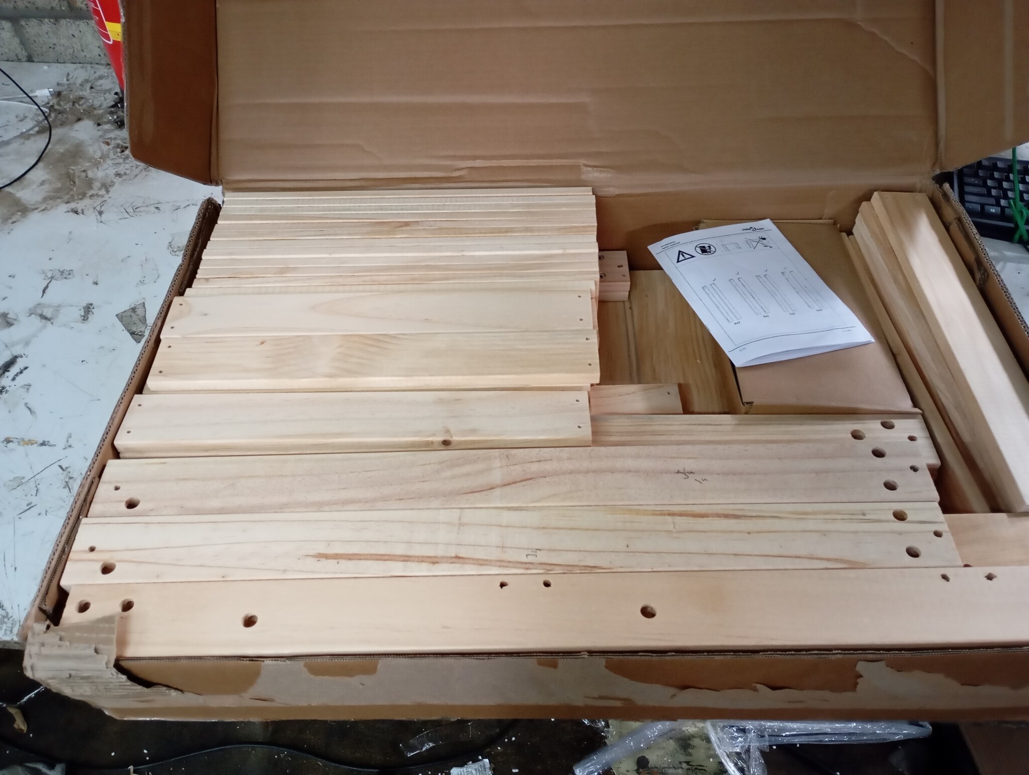 vidaXL Werkbank Grenenhout | Retourproduct | -55%