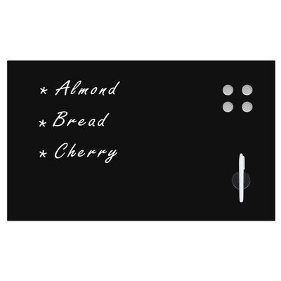 VidaXL Glazen Schoolbord Magnetisch 100x60cm - 35% Korting