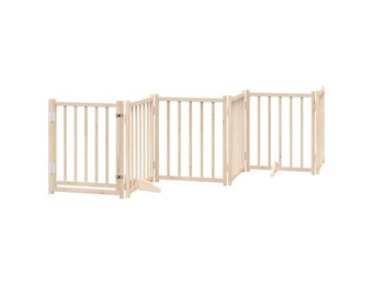 vidaXL Hondenhek 6 panelen inklapbaar | 300cm Vurenhout | -35%