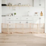 vidaXL Hondenhek 6 panelen inklapbaar | 300cm Vurenhout | -35%