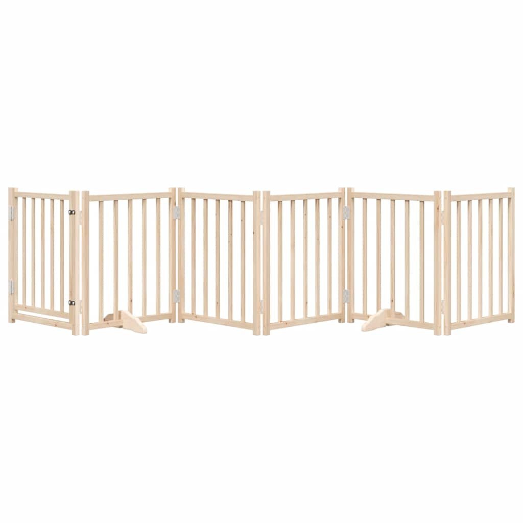 vidaXL Hondenhek 6 panelen inklapbaar | 300cm Vurenhout | -35%