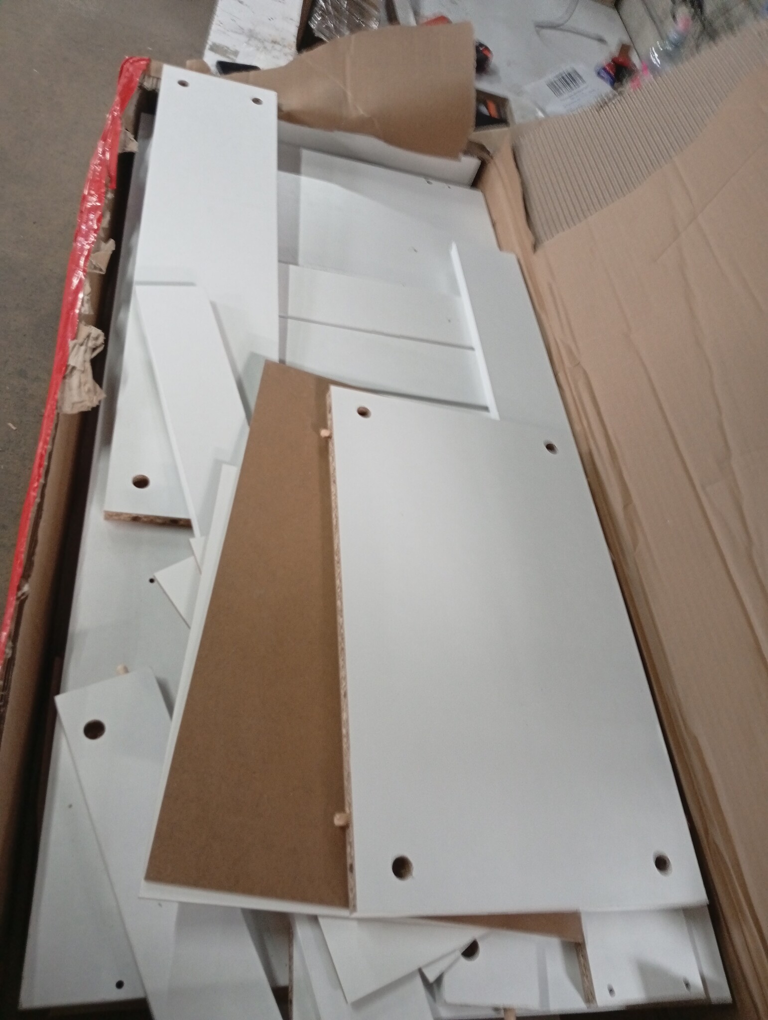 vidaXL Bureau met lades (Wit, 102x50x76 cm) - Nu 55% Korting!