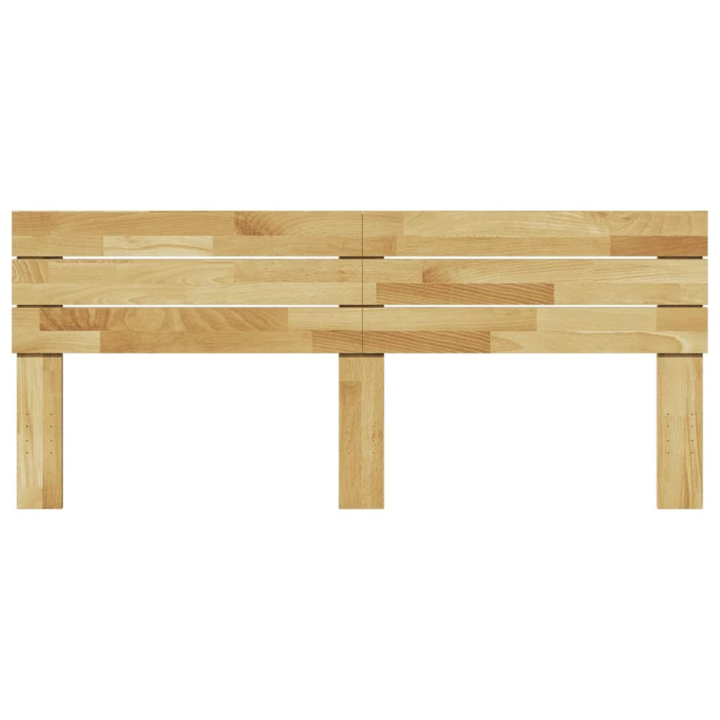 vidaXL Hoofdbord 180 cm massief hout eiken