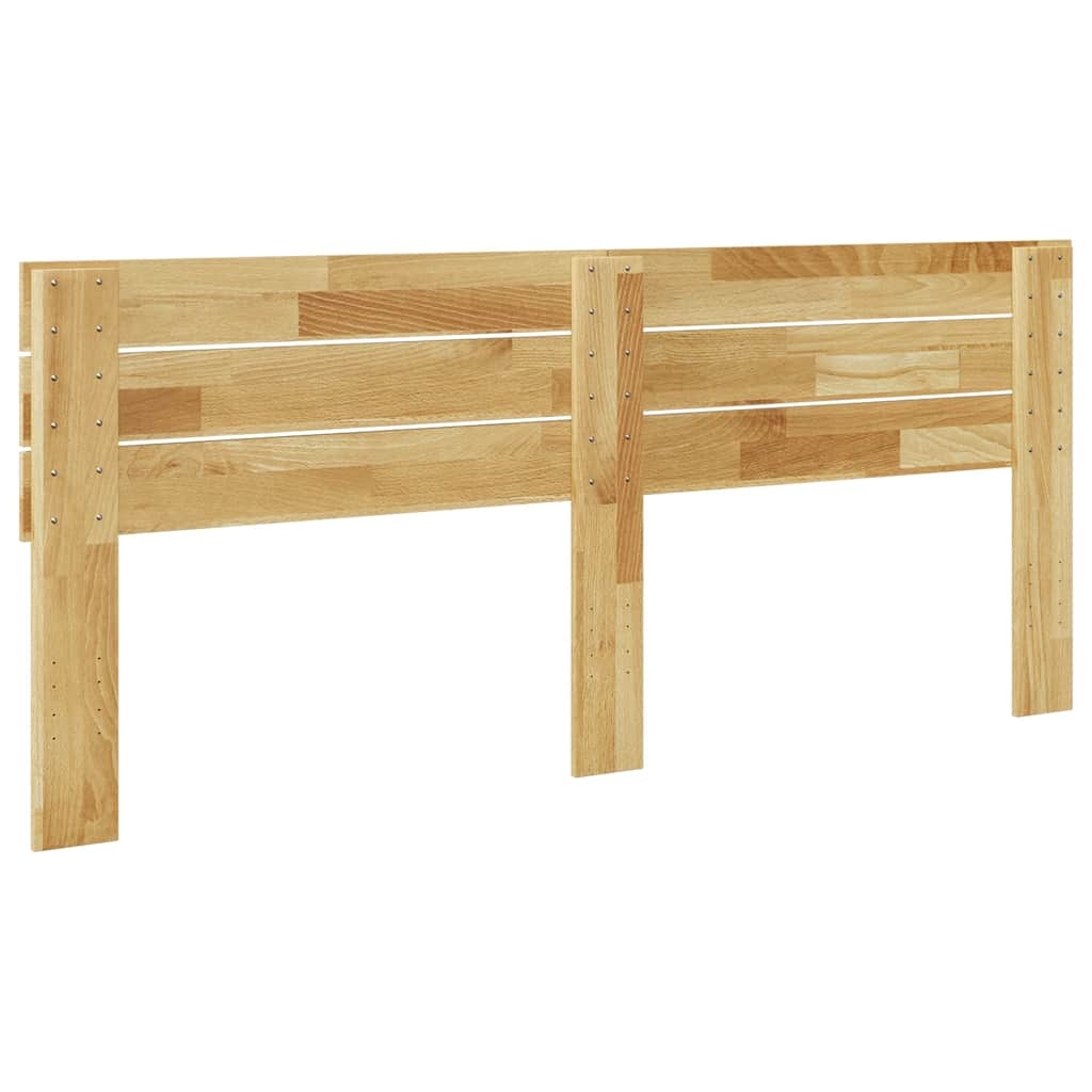 vidaXL Hoofdbord 180 cm massief hout eiken