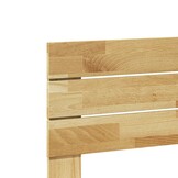 vidaXL Hoofdbord 180 cm massief hout eiken