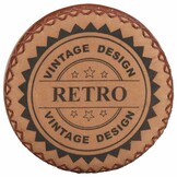 vidaXL Barkrukken 4 st echt leer