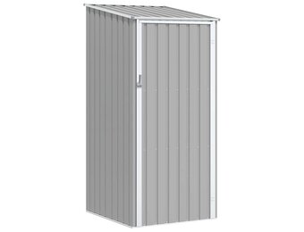 vidaXL Tuinschuur 87x98x159 cm gegalvaniseerd staal grijs