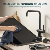 Princess Gourmetstel 162840 - Raclette 8 personen - Grill and Bakplaat - Groot - 2 meter snoer - Regelbare thermostaat - 1400W - Omkeerbare bakplaat en grillplaat - 8 pannetjes