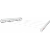 Leifheit wanddroogrek Rollfix 210 longline - 21 m drooglengte - ophangbaar - wit