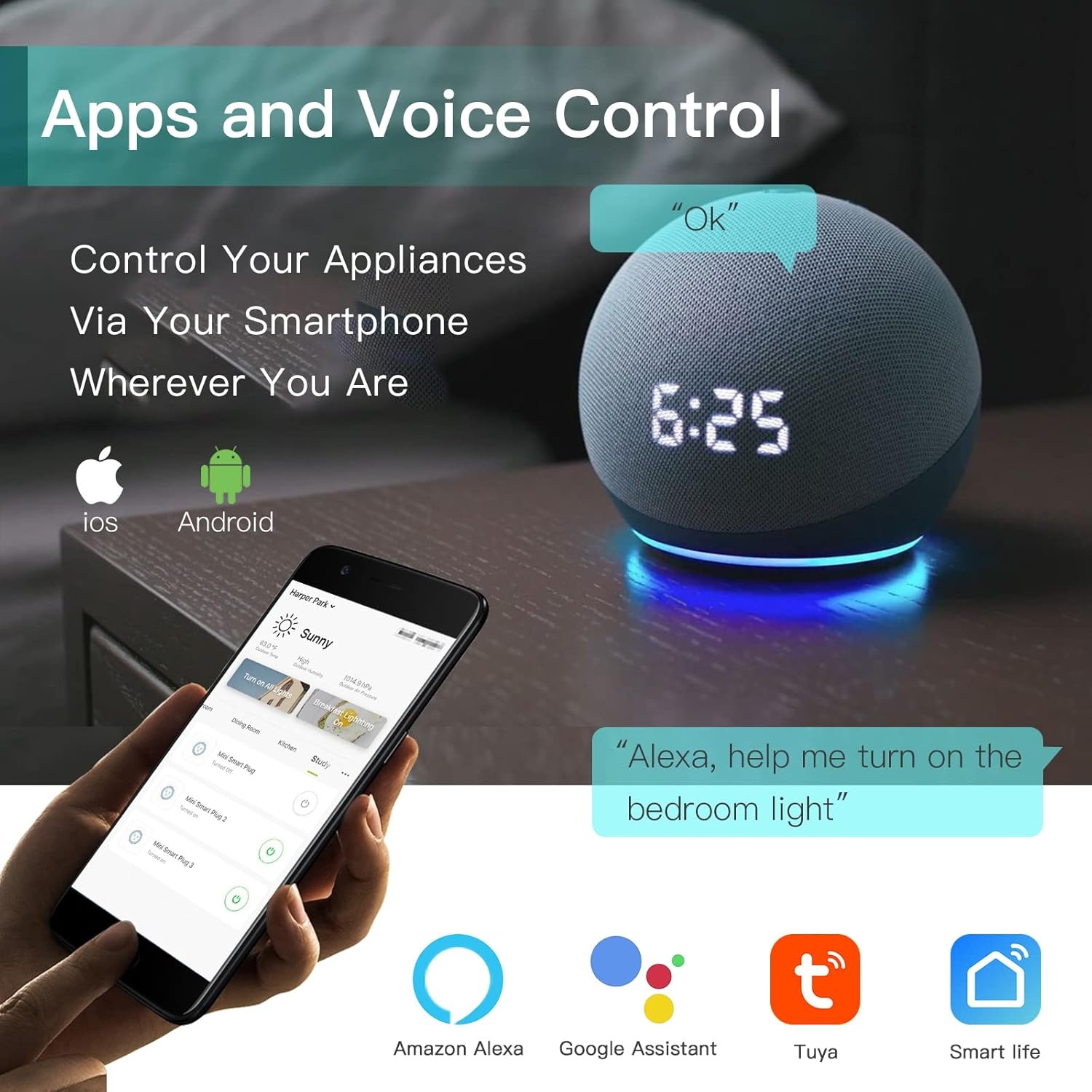 BSEED Slimme Dubbele WiFi Schakelaar - 37% Korting - Wit Glas