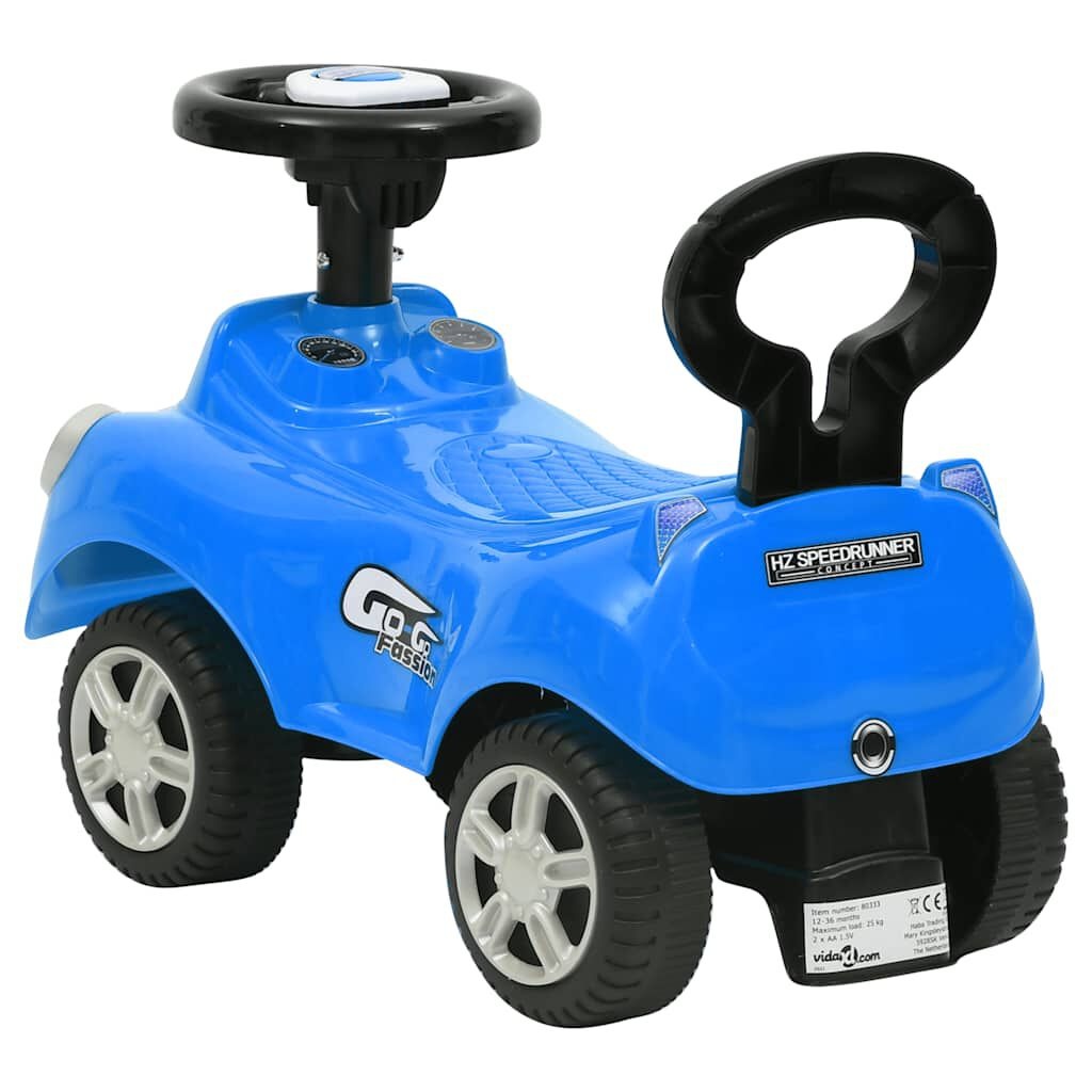 vidaXL Loopauto blauw