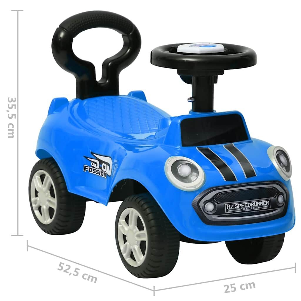 vidaXL Loopauto blauw