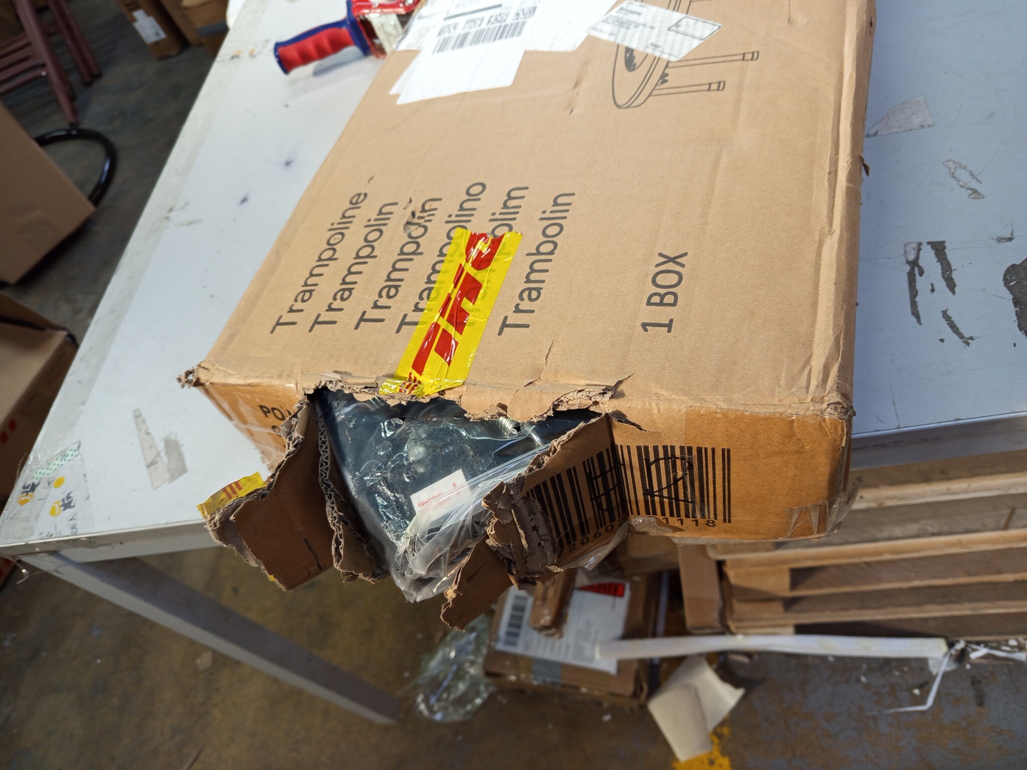 Fitness trampoline - opvouwbaar - ⌀ 101x22,5 cm - roze