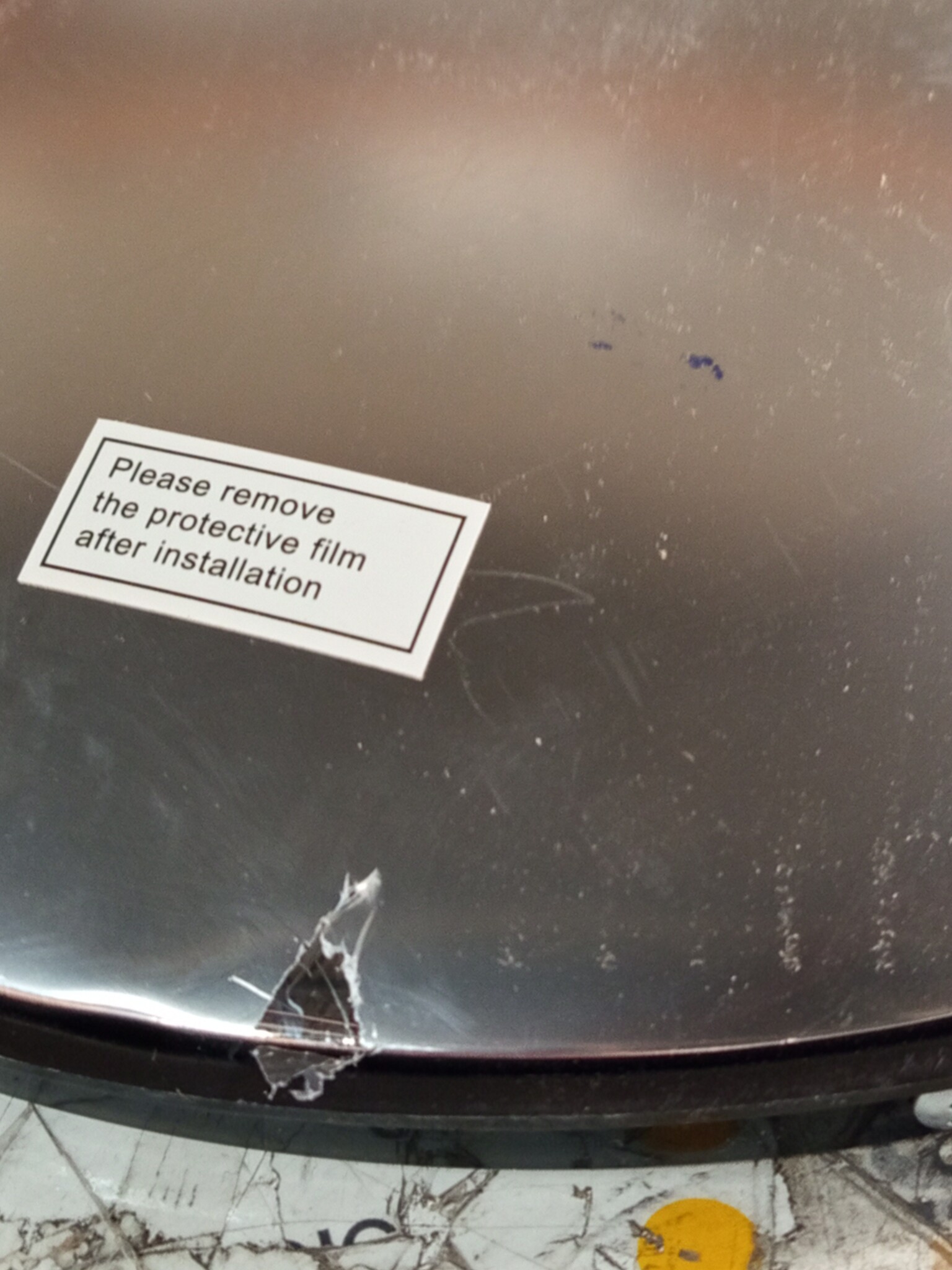 vidaXL Verkeersspiegel voor buiten 30 cm PC-kunststof zwart