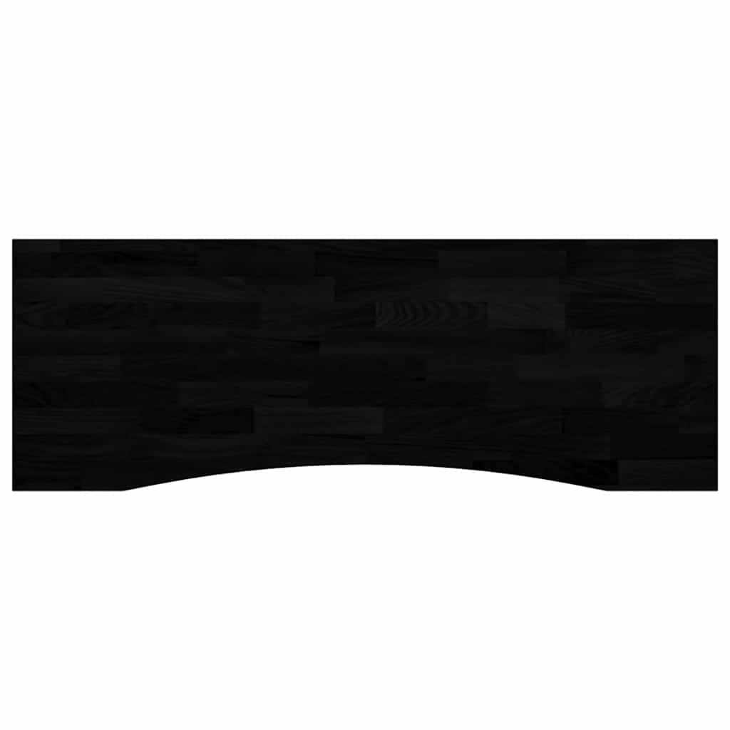 vidaXL Bureaublad rechthoekig 140x60x2,5 cm eikenhout donkerbruin