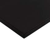 vidaXL Bureaublad rechthoekig 140x60x2,5 cm eikenhout donkerbruin