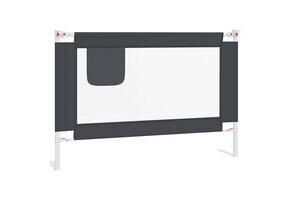 VidaXL Bedhekje Peuter 100x25cm Donkergrijs - 57% Korting!
