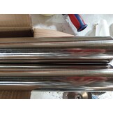 Tafelpoten telescopisch geborsteld nikkel 710 mm - 1100 mm 2 st