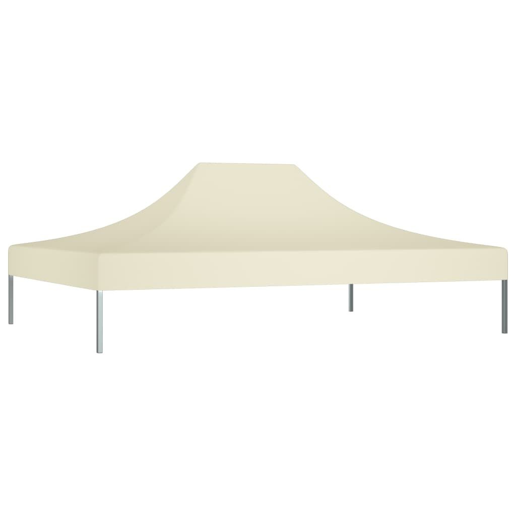 vidaXL Partytentdak 270 g/m² 4,5x3 m crèmekleurig