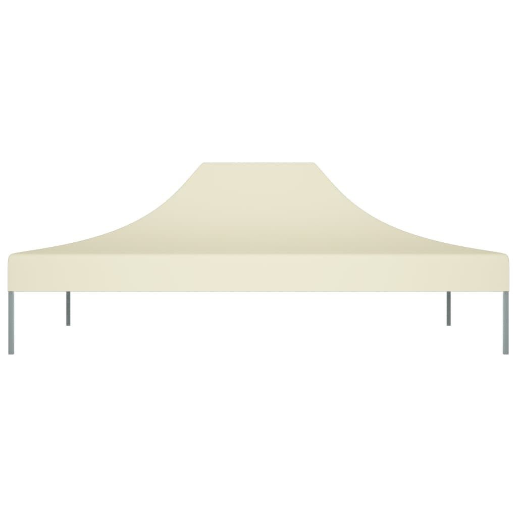 vidaXL Partytentdak 270 g/m² 4,5x3 m crèmekleurig