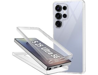 Beschermhoes Samsung S25 Ultra 5G - Transparant, Ultradun, Siliconen - 37% Korting!