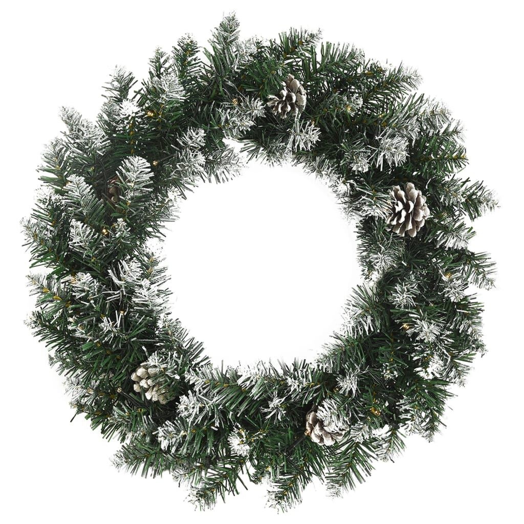 vidaXL Kerstkrans 60 cm PVC Groen - 53% Korting
