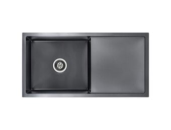 VidaXL Gootsteen RVS Zwart - Handgemaakt - 37% Korting