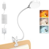 Glocusent LED Bureaulamp met Zwanenhals - 3 Kleuren, 5 Helderheid - 30% Korting!