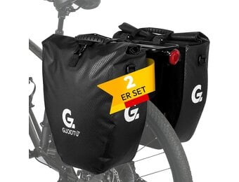 Set Fietstassen 20L - 30% Korting - Zwart (2 stuks)