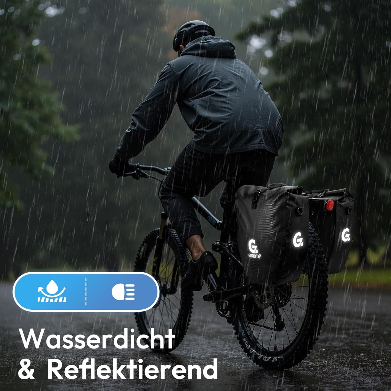 Set Fietstassen 20L - 30% Korting - Zwart (2 stuks)