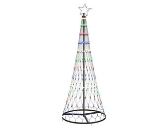 vidaXL LED Kerstboom Multikleur 184.5cm - 55% Korting!