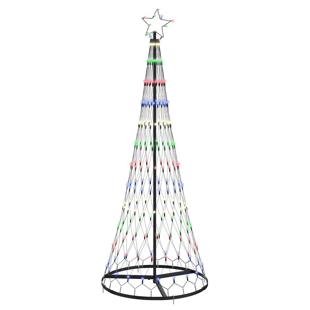 vidaXL LED Kerstboom Multikleur 184.5cm - 55% Korting!