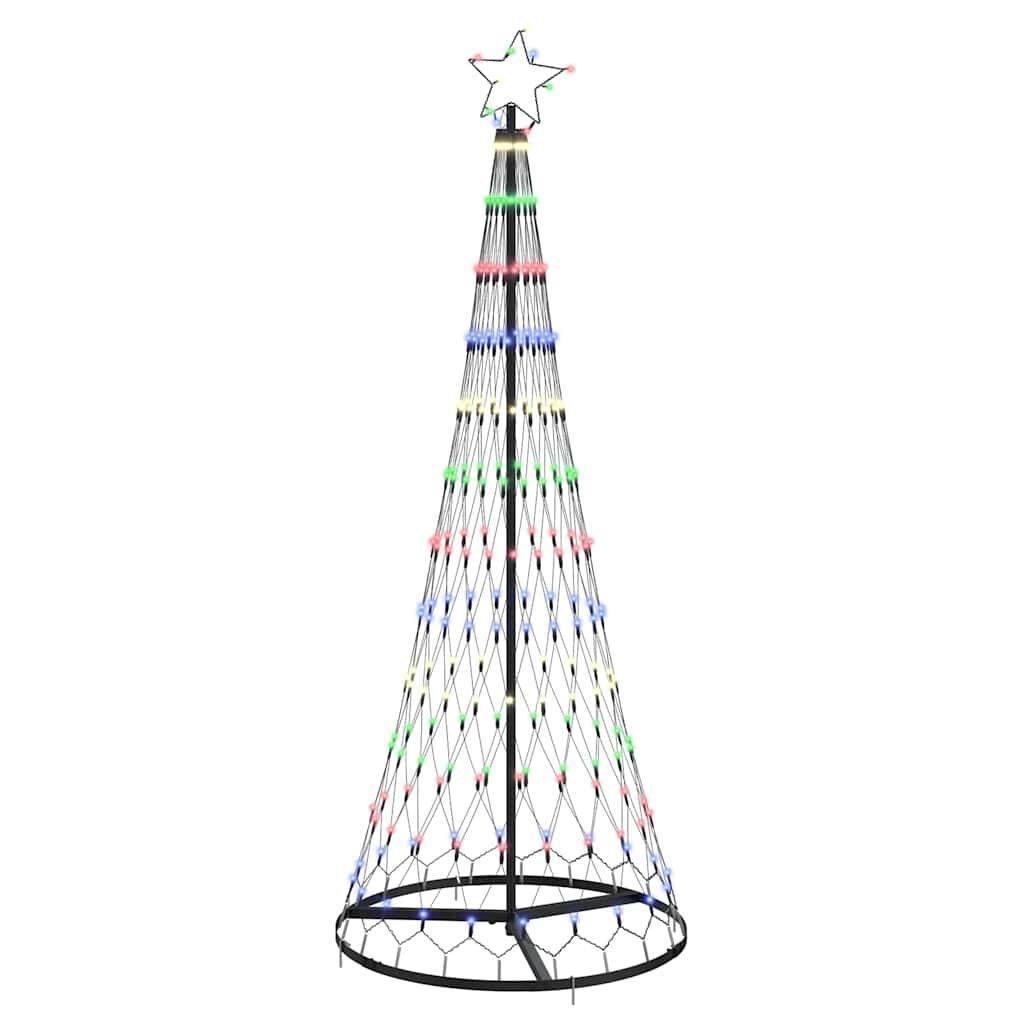 vidaXL LED Kerstboom Multikleur 184.5cm - 55% Korting!