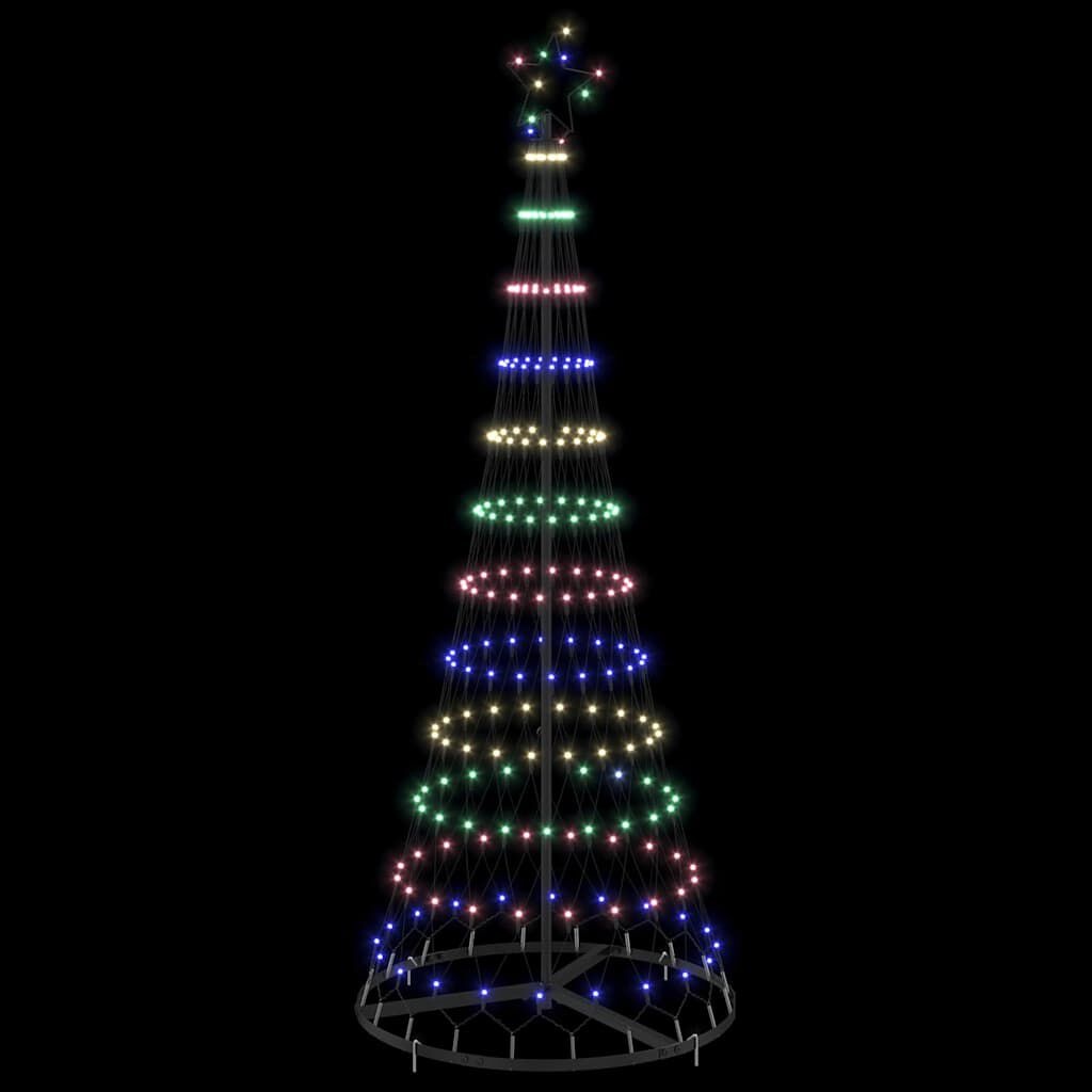 vidaXL LED Kerstboom Multikleur 184.5cm - 55% Korting!