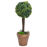 VidaXL Kunstplanten Buxus Bolvorm 2 st. (41 cm) - 35% Korting