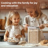 ComSaf 4L Luchtdichte Pastabewaarset (4 stuks) - 30% Korting!