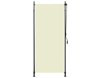 vidaXL Rolgordijn Buiten 100x270cm Crème - 65% Korting!