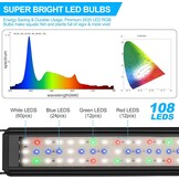 Aquarium LED Verlichting SPL-80 | Volledig Spectrum | Timer | 30% Korting