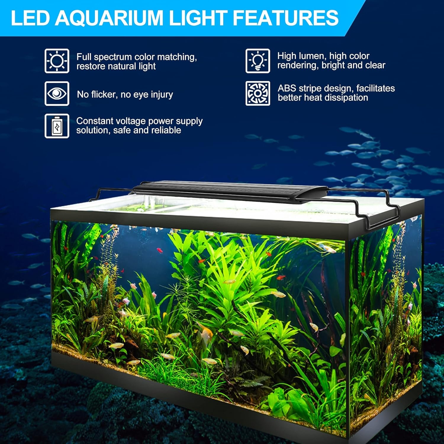 Aquarium LED Verlichting SPL-80 | Volledig Spectrum | Timer | 30% Korting