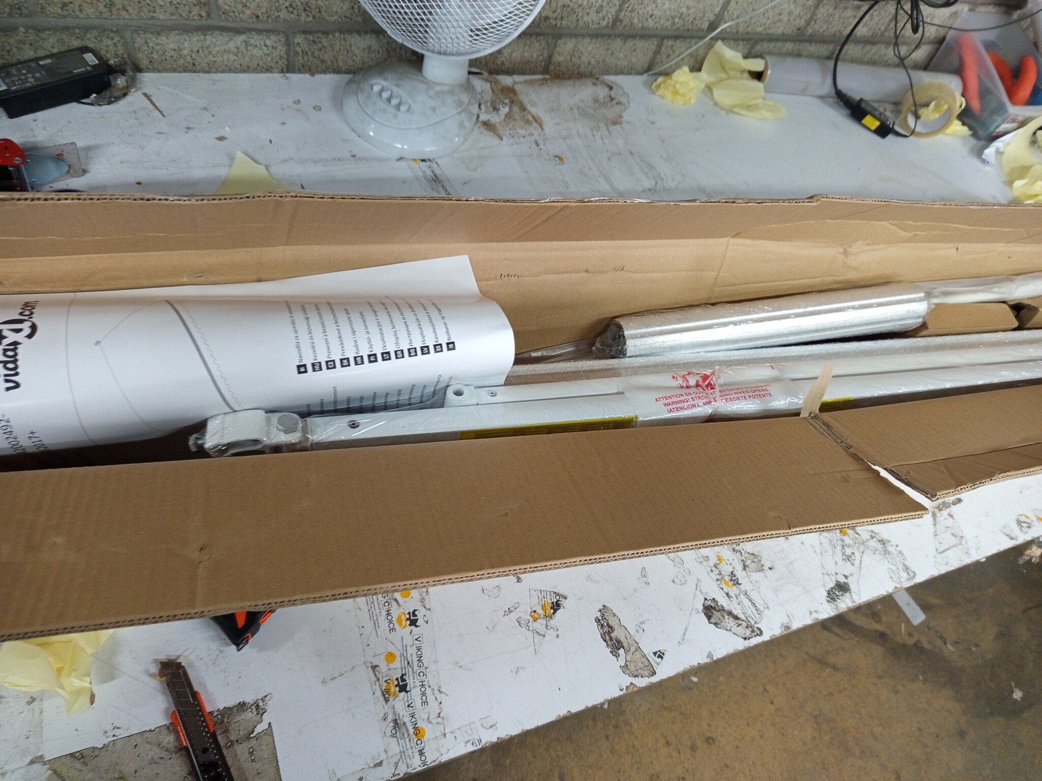 Markies Wit 3,5x2,5m Metaal - 70% Korting!